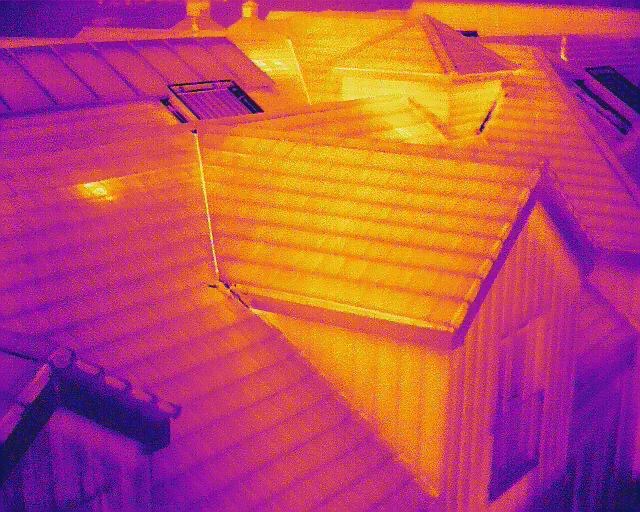Thermal Imaging Roof Survey Image Middlesbrough